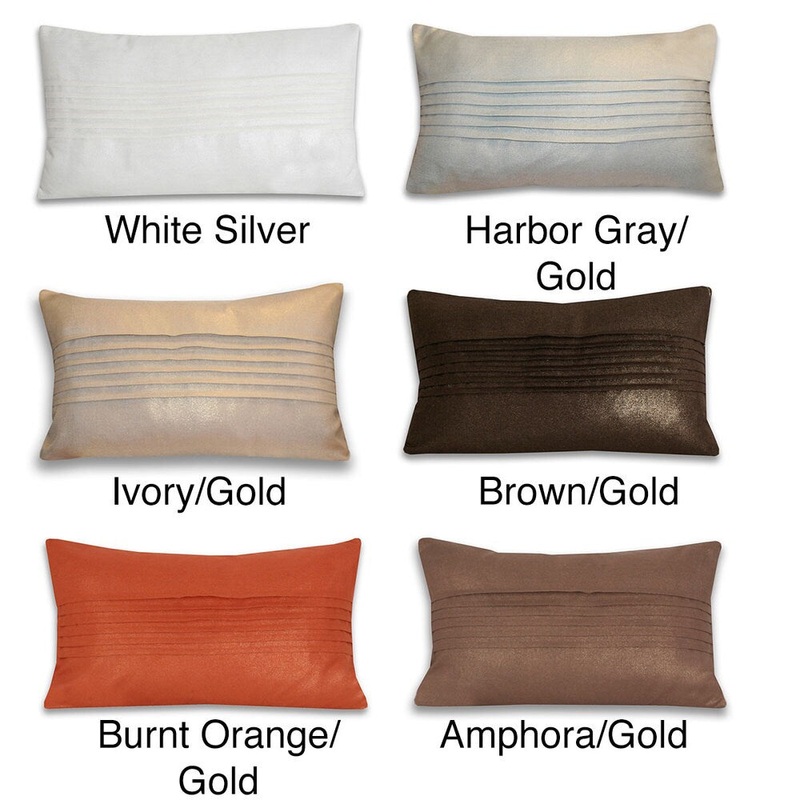 Thro Lori Pleated Pillow (14 x 24)