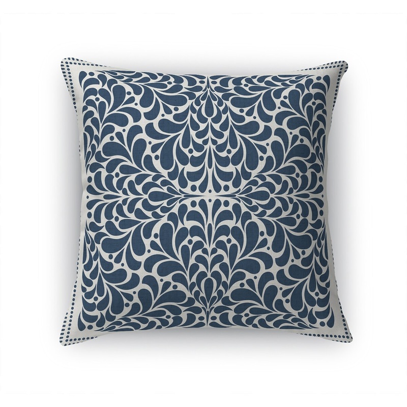 ARLENE NAVY Accent Pillow by Kavka Designs