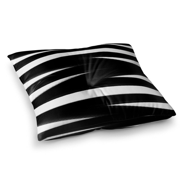 Bandages Black Floor Pillow