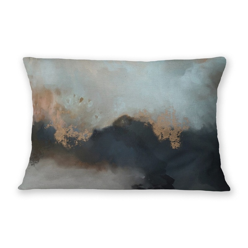 BLUE RIDGE Linen Throw Pillow By Linda Lieffers