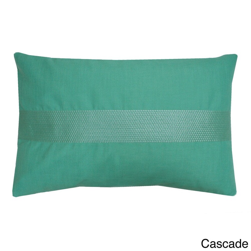 Stacy Matte Sequin Feather Fill Throw Pillow