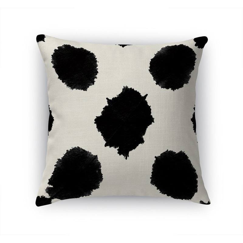BAQUARELLE LARGE SPOTS Accent Pillow by Nancy Green