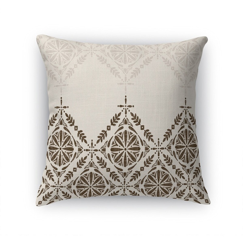 SHADOW TILE BARK Accent Pillow by Kavka Designs