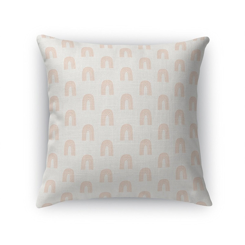 BOHO RAINBOWS IVORY Accent Pillow by Kavka Designs