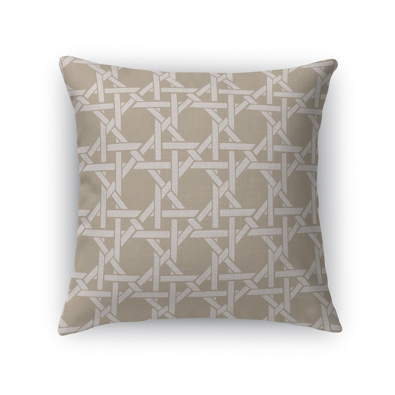 CANE TAN Accent Pillow by Kavka Designs