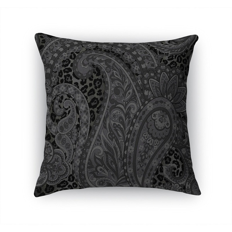 CHEETAH BLACK Accent Pillow by Kavka Designs