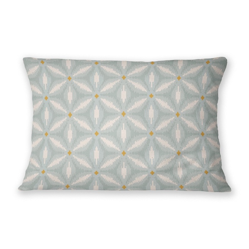 SKETCH A DAISY SKY Lumbar Pillow By Jenny Lund