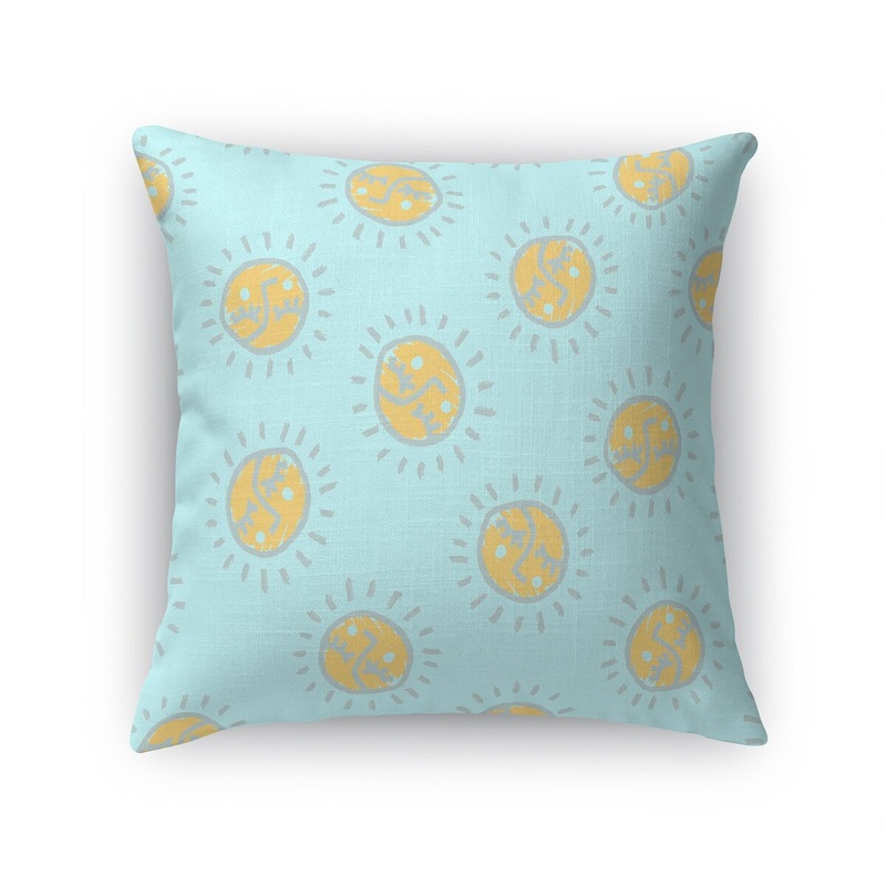 SUNNY DAYS BLUE Accent Pillow by Kavka Designs