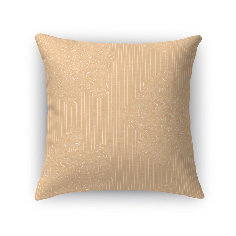 SWIRLY DOTS MELON Accent Pillow by Kavka Designs