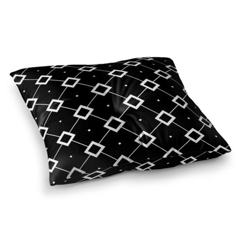 Black Diamond Floor Pillow