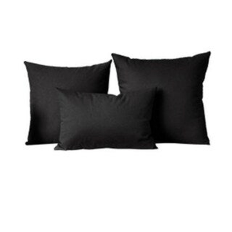 Solid Decorative Pillow Cases Throw Polyester Cushion Cover for Home Sofa Couch Decor Size 12 18 24 26 Inches