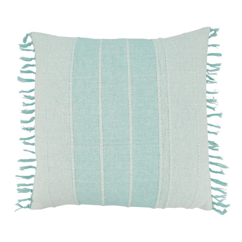 Tailored Texture Corded Stripes Throw Pillow
