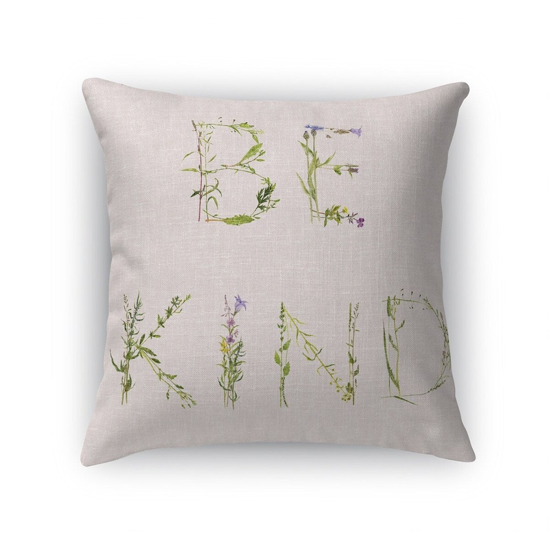 BE KIND PINK Accent Pillow by Kavka Designs