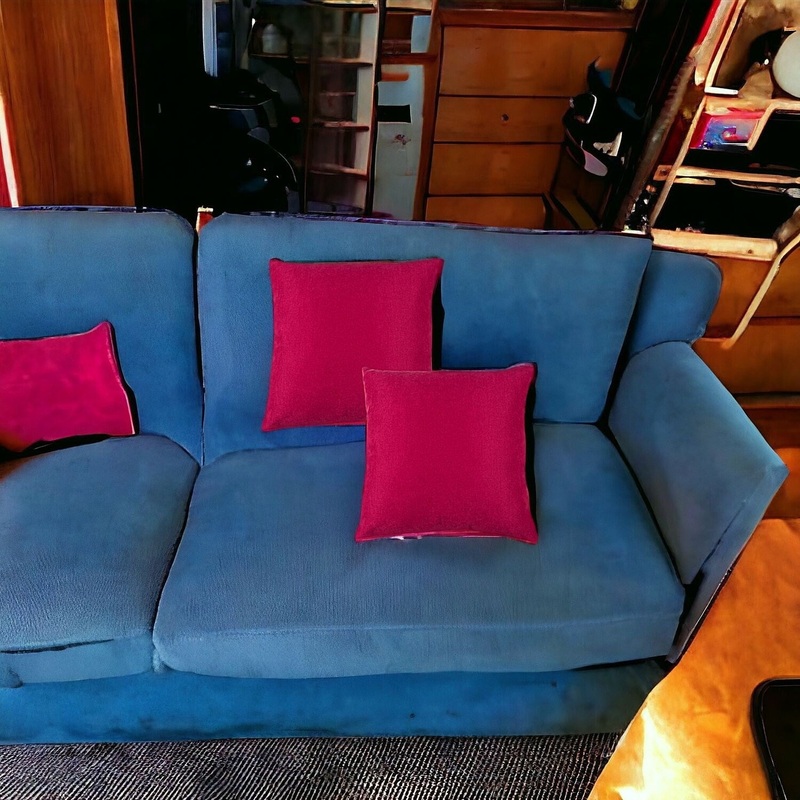 Set of Two 22" Pink Throw Pillow Covers