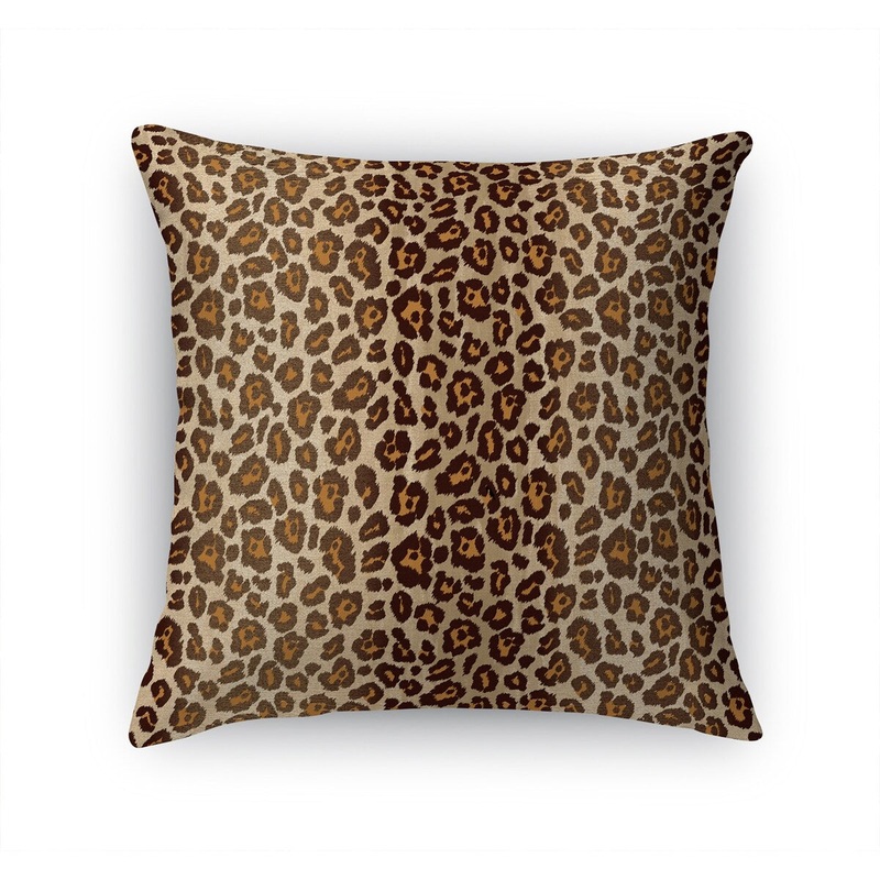 CHEETAH BROWN Accent Pillow by Kavka Designs