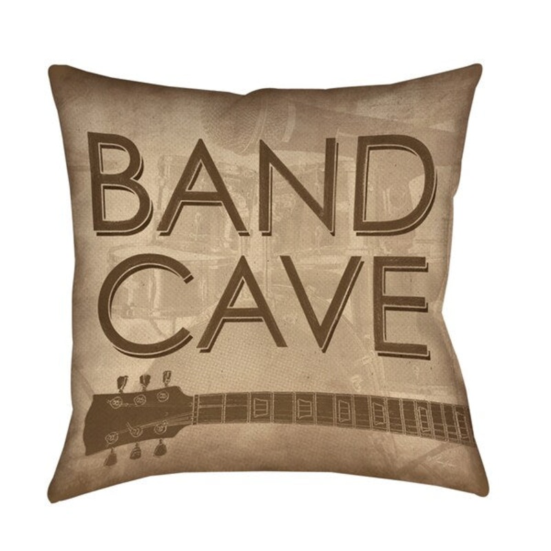 Band Cave Decorative Pillow