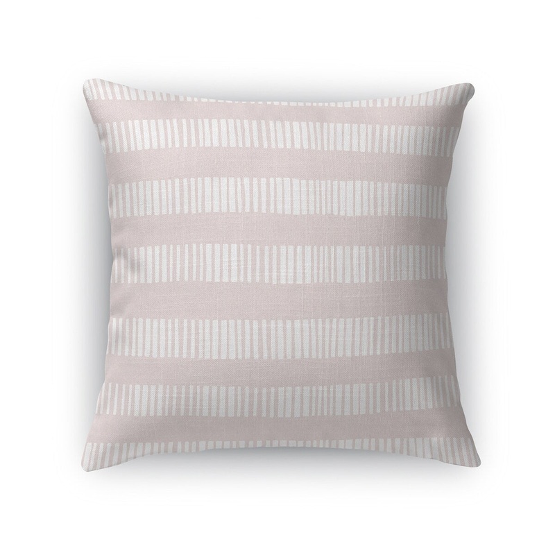 BOHO STRIPE PINK Accent Pillow by Kavka Designs