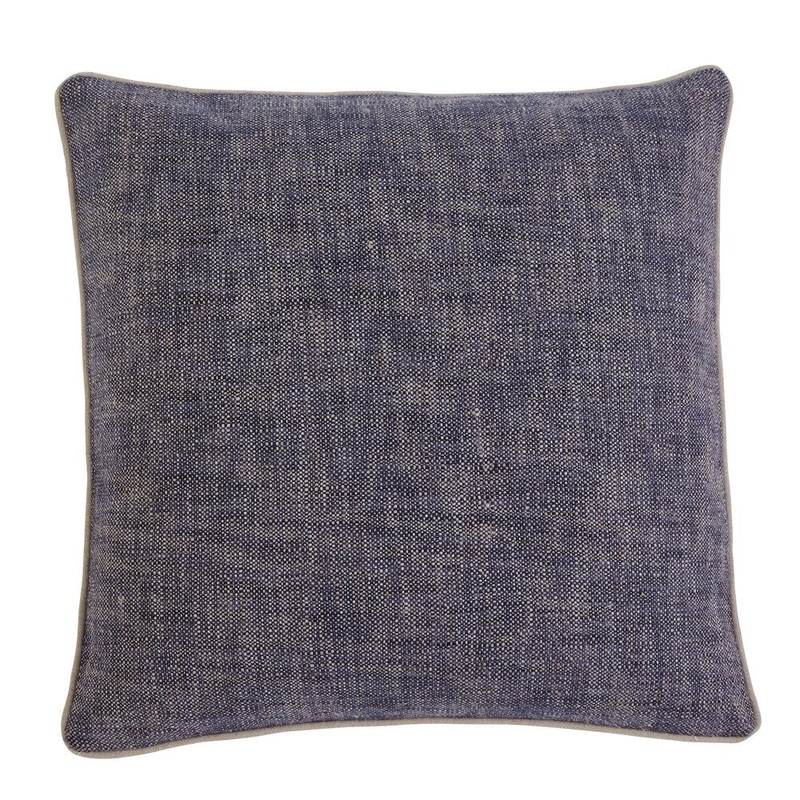 Signature Design by Ashley Textured Navy 22-inch Pillow Cover