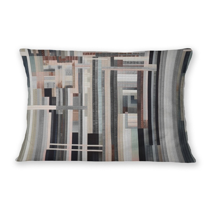 BLOCK MULTI Lumbar Pillow By Marina Gutierrez
