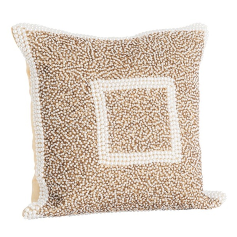 Beaded Decorative Pillow