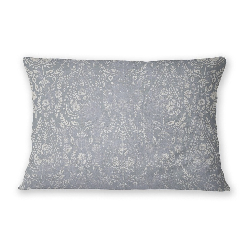 SHANA DENIM Lumbar Pillow By Jenny Lund