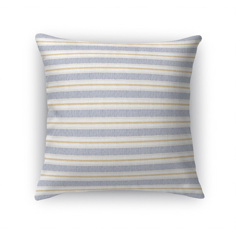 STRIPE DOTS BLUE Accent Pillow by Kavka Designs