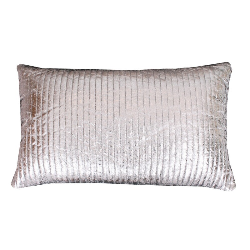 Thro by Marlo Lorenz Gary Quilted Crackle Feather Filled Rectangle Throw Pillow
