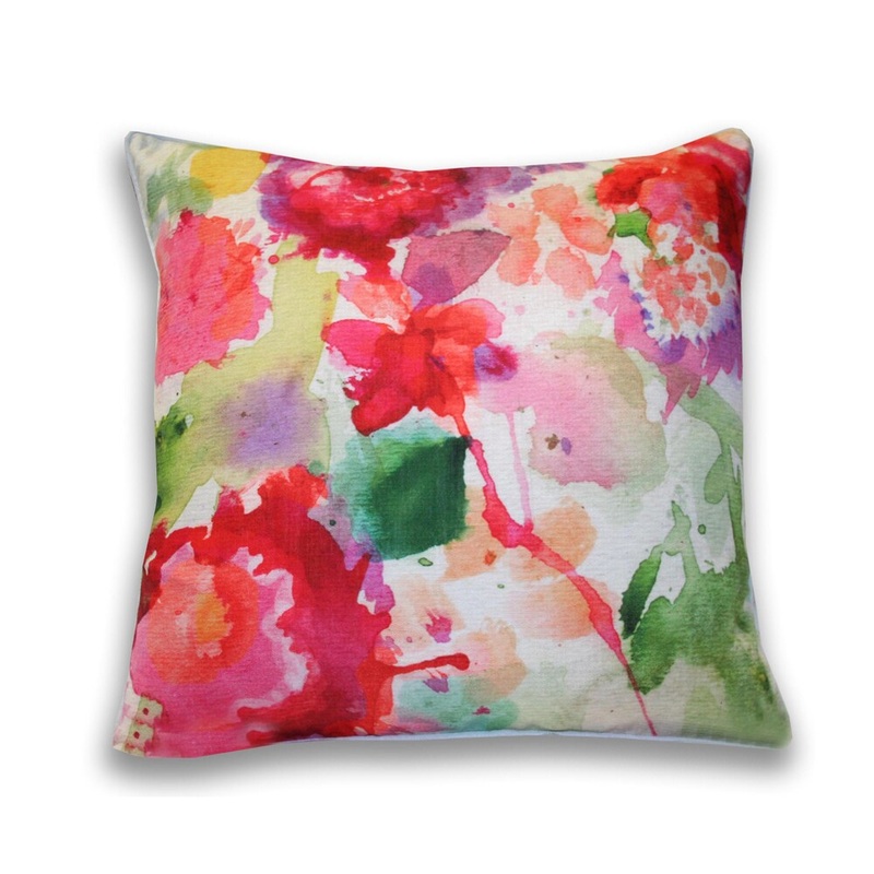 Carla Floral 20x20-inch Throw Pillow