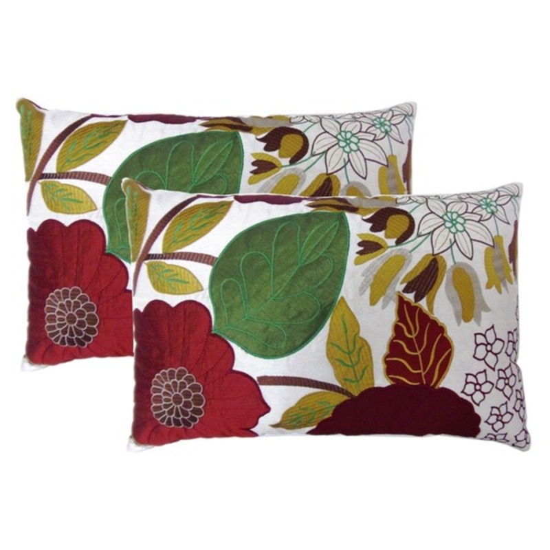 Celebration Summer Garden Decorative Throw Pillows (Set of 2)