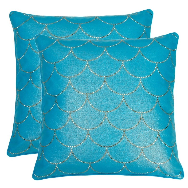 Set of 2 Asa Diamond Scale Pillow