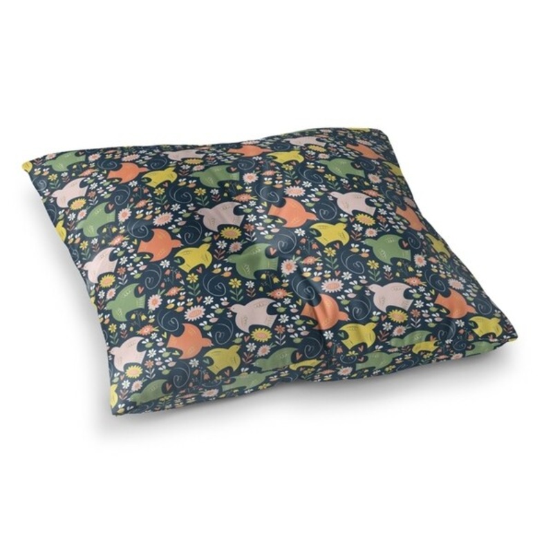Birds and Bees Floor Pillow By Kavka Designs