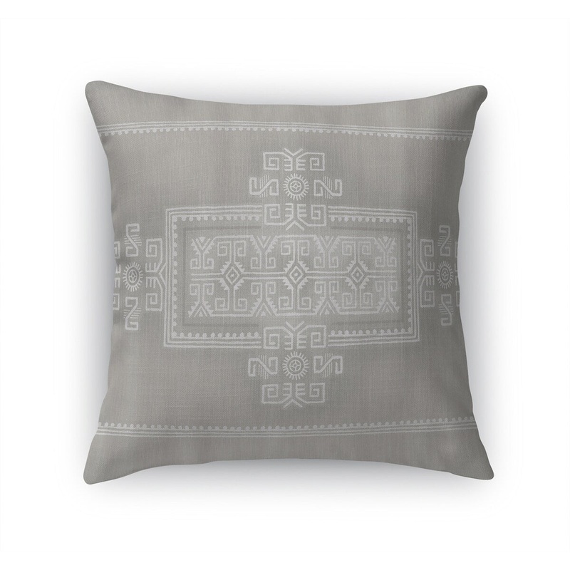AVI GREY TAUPE Accent Pillow by Kavka Designs