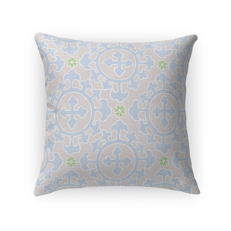 AZURA GREY Linen Throw Pillow By Kavka Designs