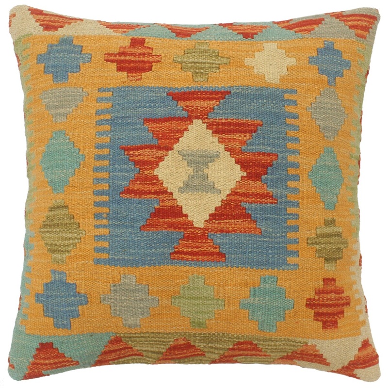 Southwestern Turkish Ashton Hand Woven Kilim Pillow