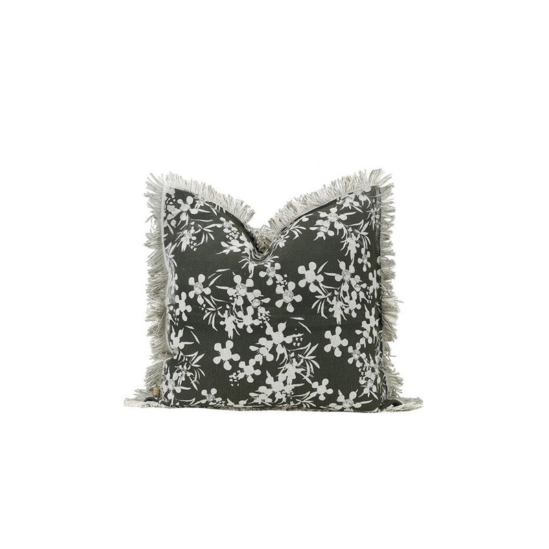 Set of 2 Floral Decorative Accent Pillows