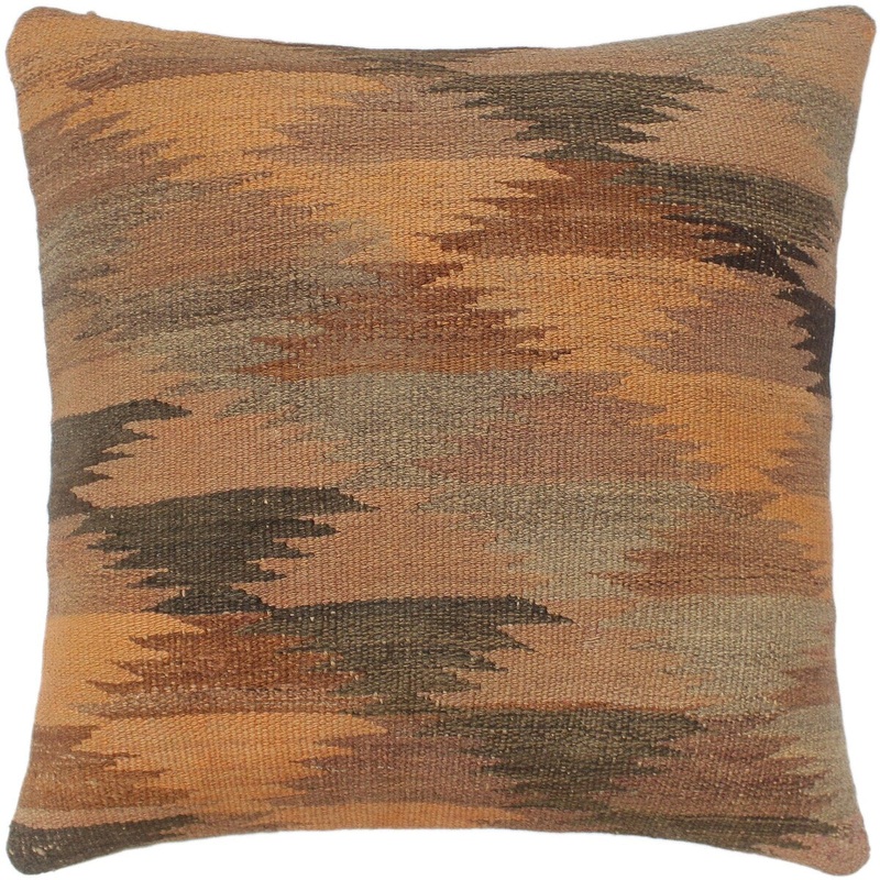 Shabby Chic Turkish Flood Hand Woven Kilim Pillow