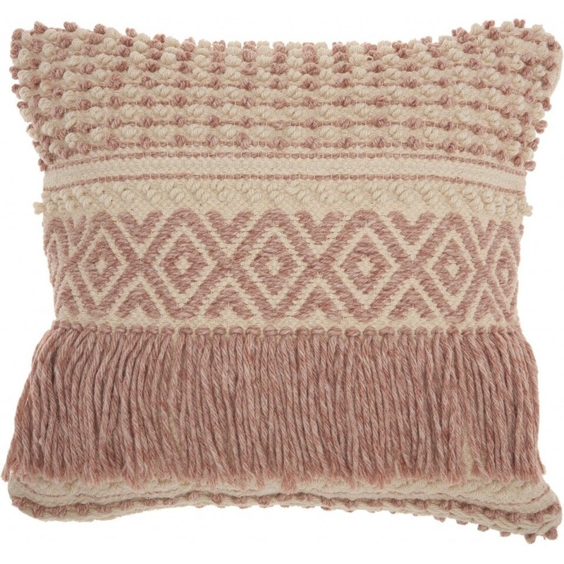 Bohemian Macrame Throw Pillow