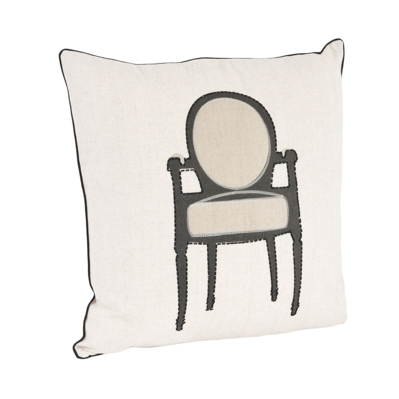 Chair Design Down Filled Throw Pillow