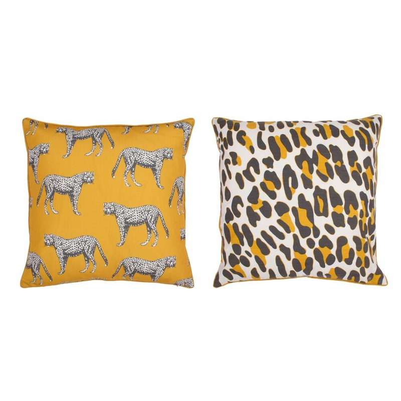 Cheetah Reversible Throw Pillow