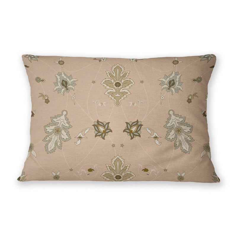 SHABYLON ROSE Linen Throw Pillow By Marina Gutierrez