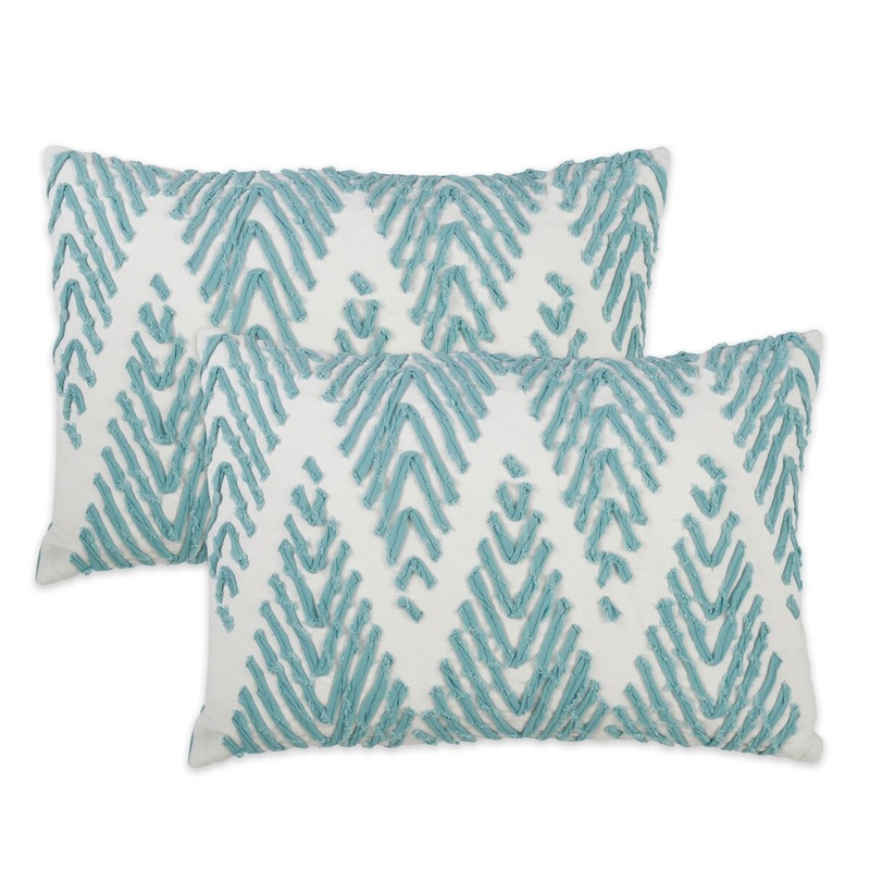 Stitched Chevron Throw Pillow Cover (Set of 2)