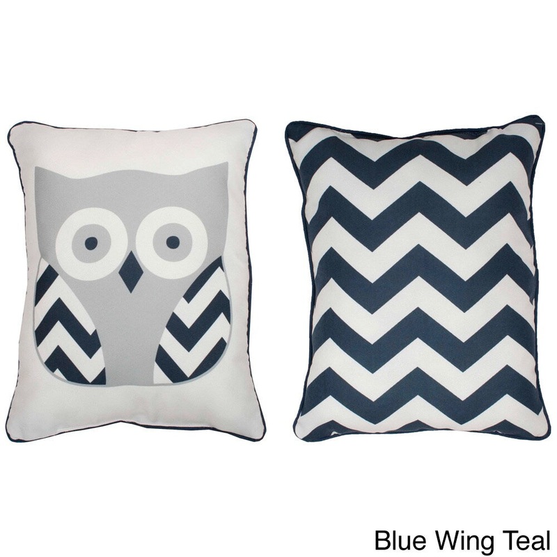 Thro Reversible Tootsie Owl Throw Pillow