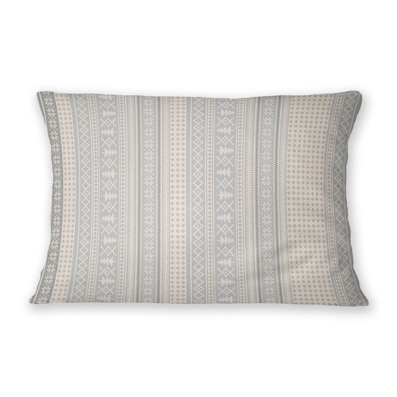 ASPEN TREE GREY Lumbar Pillow By Jenny Lund