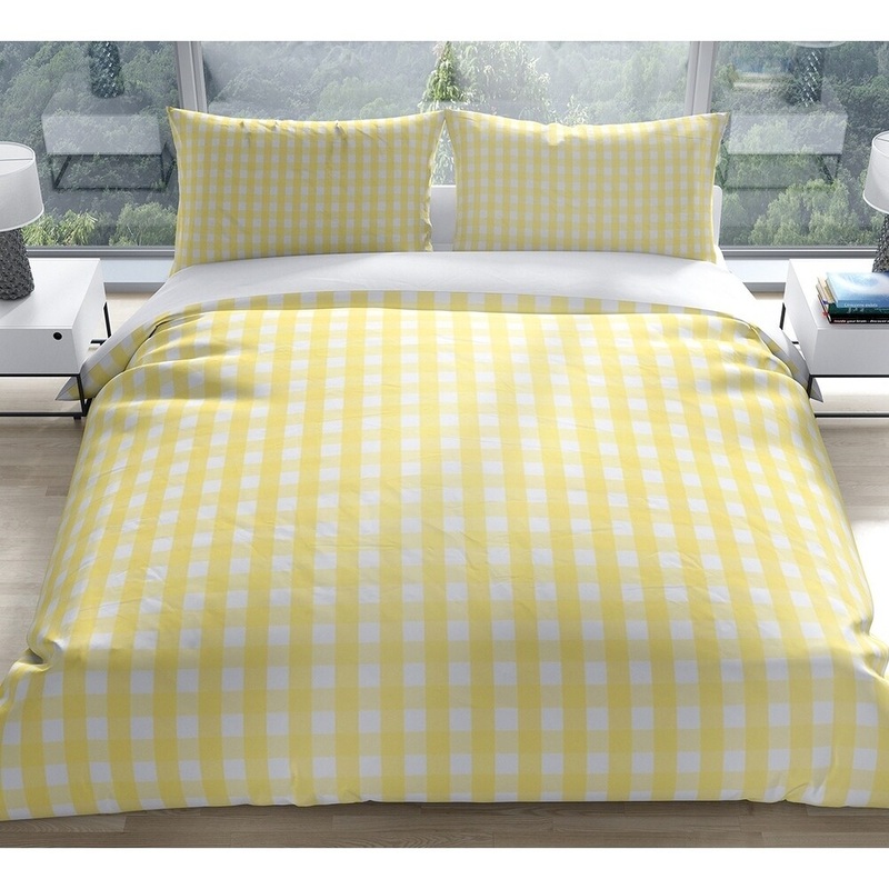 BUTTER GINGHAM DREAM Pillow Case By Kavka Designs