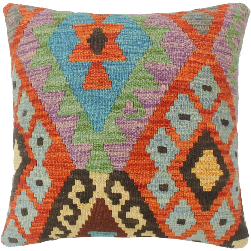 Shabby Chic Turkish Chappell Hand Woven Kilim Pillow