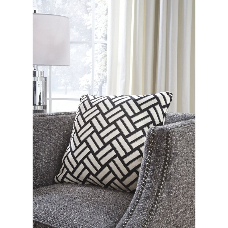 Ayres Black/White Indoor/Outdoor Throw Pillow
