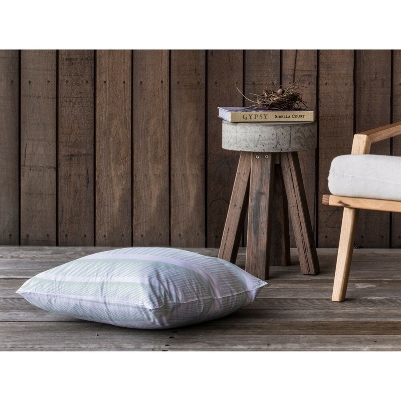 BLADES OF GRASS MINT Floor Pillow By Kavka Designs