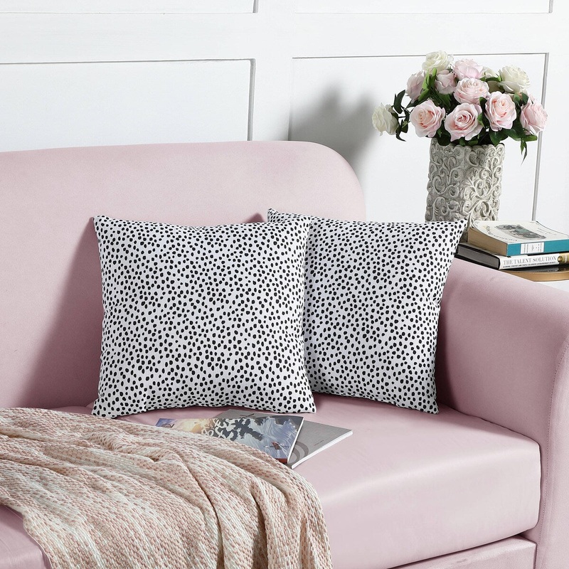 Candie's Fun, Fresh Decorative Throw Pillow Set of 2 with Generous Fill - 18 x 18 in