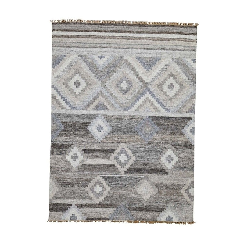 Shahbanu Rugs Reversible Flat Weave Anatolian Kilim Hand Woven Oriental Rug (5'3" x 7'0") - 5'3" x 7'0"