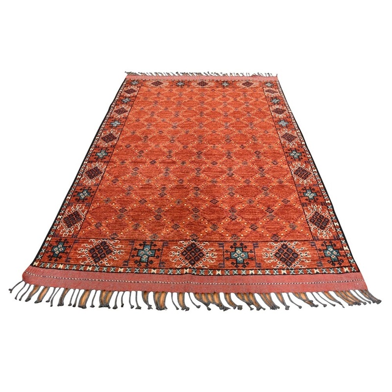 Shahbanu Rugs Afghan Ersari Pure Wool Hand-Knotted Oriental Rug (4'0" x 6'3") - 4'0" x 6'3"